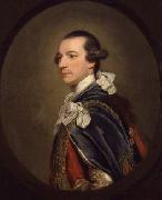 Sir Joshua Reynolds Portrait of 2nd Marquess of Rockingham oil painting